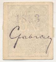 Budapest 1919-1925. 20f Virradat pénztárjegy T:AU ragasztónyom Adamo BUC-299.1