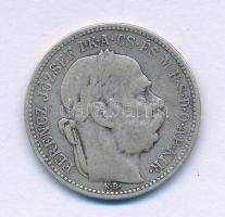 1895KB 1K Ag "Ferenc József" T:F patina Adamo K5