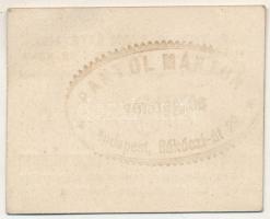 Budapest ~1920. 40f "Pantol Márton Éttermei" T:XF
Adamo BUC-206.3