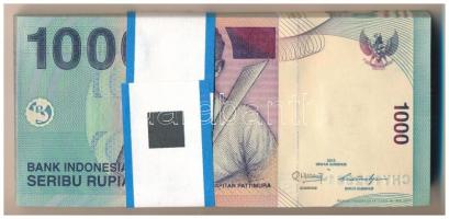 Indonézia 2013. 1000R (100x) sorszámkövetők, eredeti banki kötegelővel T:UNC,AU hullámos papír Indon...