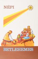 Népi betlehemes - József Attila versével. Bp., 1989, Sziász és Flotta. Kihajtható könyv, jó állapotb...
