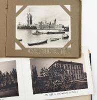 cca 1920-1930 3 db leporelló (Róma, London, Zittau), vegyes állapotban