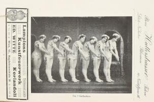 1911-1912 Ronacher Pariesien - programfüzet, hirdetésekkel, hajtott, szakadással