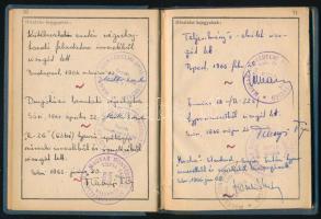 1963-1967 Czecze László (1935-?) fényképes repülési naplója