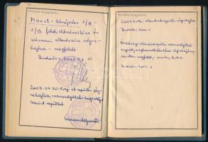 1963-1967 Czecze László (1935-?) fényképes repülési naplója