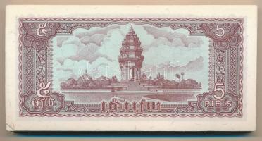 Kambodzsa 1979. 5R (93x) közte sorszámkövetők T:UNC-XF
Cambodia 1979. 5 Riels (93x) within consecut...