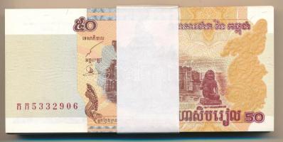 Kambodzsa 2002. 50R (95x) sorszámkövetők T:UNC,AU
Cambodia 2002. 50 Riels (95x) consecutive serial ...
