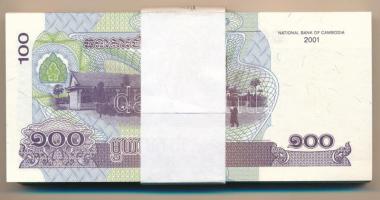 Kambodzsa 2001. 100R (95x) sorszámkövetők T:UNC,AU
Cambodia 2001. 100 Riels (95x) consecutive seria...
