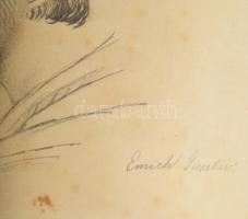 cca 1850 Ifj. Emich Gusztáv (1843-1911) magyar királyi asztalnok, magyar királyi udvari tanácsos, ny...