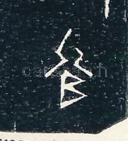 Gy. Szabó Béla (1905-1985): Ex libris Dr N. Igna. Fametszet, papír, jelzett a metszeten, hátoldalán ...