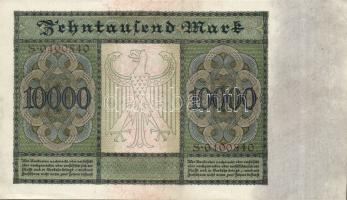 Német Birodalom / Weimari Köztársaság 1922. 10.000M (2x) egymás utáni sorszámokkal T:II+