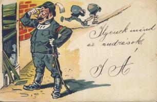 1899 Policeman fooled litho (EK)
