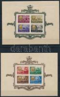 1947 F. D. Roosevelt vágott blokkpár (120.000) (a légi blokkon ráncok / creases on the airmail block...