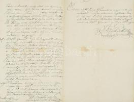 1835 Bardócz széki táblabíró által jegyzett, olasztelki ház ügyében született okirat