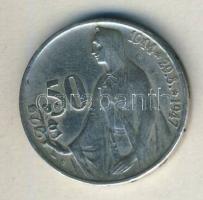 Csehszlovákia 1947. 50K Ag "Függetlenség" T:2