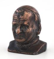 II. János Pál pápa bronz bűszt mini 3 cm