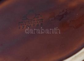 Pruszków lengyel kerámia padlóváza. Mázas kerámia, jelzett, hibátlan m: 45 cm