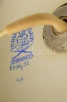 Herendi virág mintás porcelán asztali lámpa. Kézzel festett, jelzett, hibátlan. Lámpatest foglalatta...