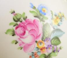 Herendi virág mintás porcelán asztali lámpa. Kézzel festett, jelzett, hibátlan. Lámpatest foglalatta...