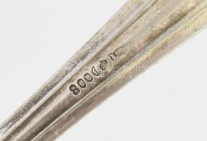 Ezüst (Ag) villa, jelzett, 41g