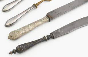 8 darab ezüst (Ag) nyelű evőeszköz, bruttó 230g