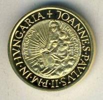 1991. 10.000Ft Au "II.János Pál pápa látogatása" 6,982g T:PP Csak 10.000db!