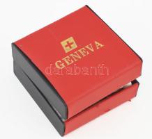 Geneva női és férfi kvarc karóra, szett, új állapotban, eredeti dobozában