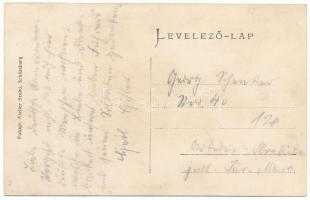 Erked, Arkeden, Archita; Vásár tér az evangélikus erődtemplommal. Szabó / square with fortified chur...