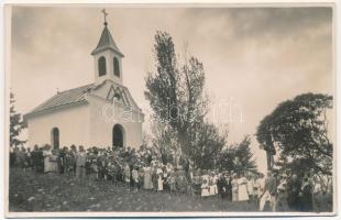 Boksánbánya környéke, near Bocsa Montana (?); templom / church. Fotograf J. Dreher (Bocsa-Montana) photo (vágott / cut)