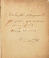 1911 Hamburger Adolf lakatos munkás kézzel írt naplója. Sztrájk alkalmával felmondott férfi naplója nürnbergi munkavégzésekor. Kb 100 oldal