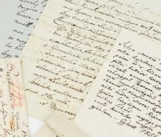 cca 1850 8 db magyarul írt ex offo és magánlevél