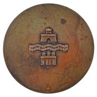 Madarassy Walter (1909-1994) DN Kétoldalas bronz plakett, "Budapest Sport Egyesület Fotószakosz...