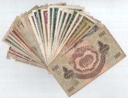 Vegyes 29db-os pengő bankjegy tétel T:F-G