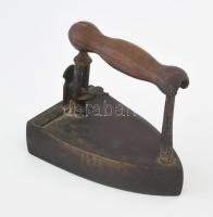 cca 1850, Vasaló, betéttel, 19x16 cm