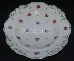1800-as évek közepe - porcelán tányér Csehországból (Prága?), nem azonosítható jelzéssel szép állapotban és 23cm-es átmérővel