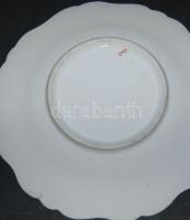 1800-as évek közepe - porcelán tányér Csehországból (Prága?), nem azonosítható jelzéssel szép állapo...