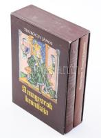 Thuróczy János: A magyarok krónikája. I-II. kötet. I.: A Thuróczy-krónika 1488-as augsburgi kiadásának hasonmása. II.: Kísérőkötet (magyar szöveggel, tanulmányokkal). Ford.: Horváth János. Bp., 1986, Helikon. Kiadói egészbőr-kötés, enyhén kopott kiadói kartontokban.