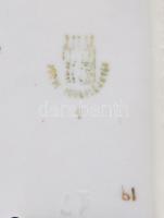 Zsolnay porcelán figura, botot faragó fiúcska, kézzel festett, jelzett, hibátlan 14 cm