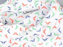 Malév sárkányrepülő mintás női blúz, 44-es méret