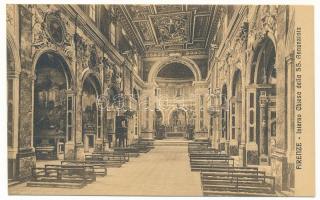 21 db régi főleg külföldi város képeslap vegyes minőségben: templom belsők / 21 pre-1945 mostly Euro...