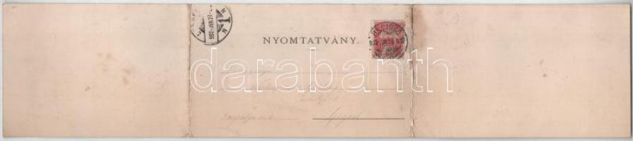 1902 Resicabánya, Resica, Resicza, Resita; vasgyár. 3-részes kihajtható panorámalap / ironworks, iro...