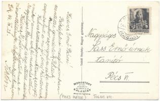 1944 Dunakömlőd (Paks), utca, templom, üzlet