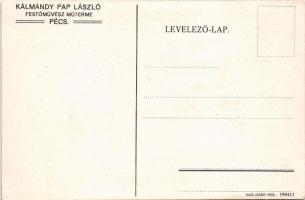 Pécs, Kálmándy Pap László festőművész műterme, belső