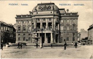 Pozsony, Pressburg, Bratislava; színház / theatre