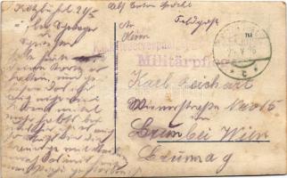 1916 Ostern im Felde / vöröskeresztes nővérek és sérült katonák húsvétkor a kitzbüheli hadikórházban...