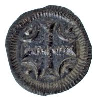 1131-1141. Denár Ag "II. Béla" (0,40g) T:XF patina Hungary 1131-1141. Denar Ag "Bela ...