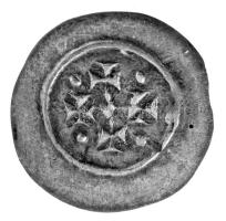 1141-1162. Denár Ag "II. Géza" (0,25g) T:AU-XF patina Hungary 1141-1162. Denar Ag "Ge...