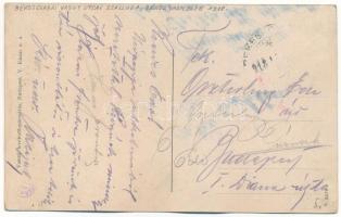 1918 Békéscsaba, Vasút utca, motor, városi vasút, kisvasút, szálloda, Petrányi Gyula és Adler Lajos ...