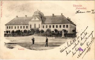 1901 Hatvan, kastély. Hoffmann M. L. kiadása