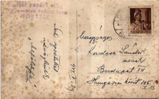 1944 Borszék, Borsec; Hét vezér villa / villa. photo (fl)